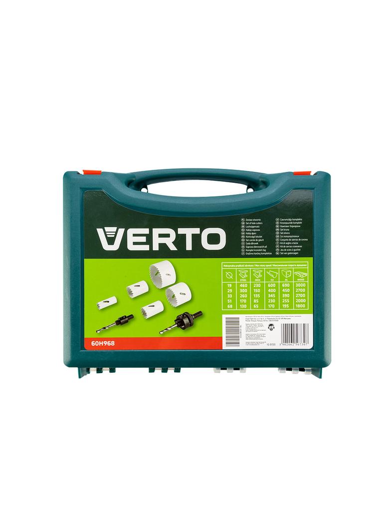 Otwornice bi-metalowe 19-68 mm, zestaw 7 szt.