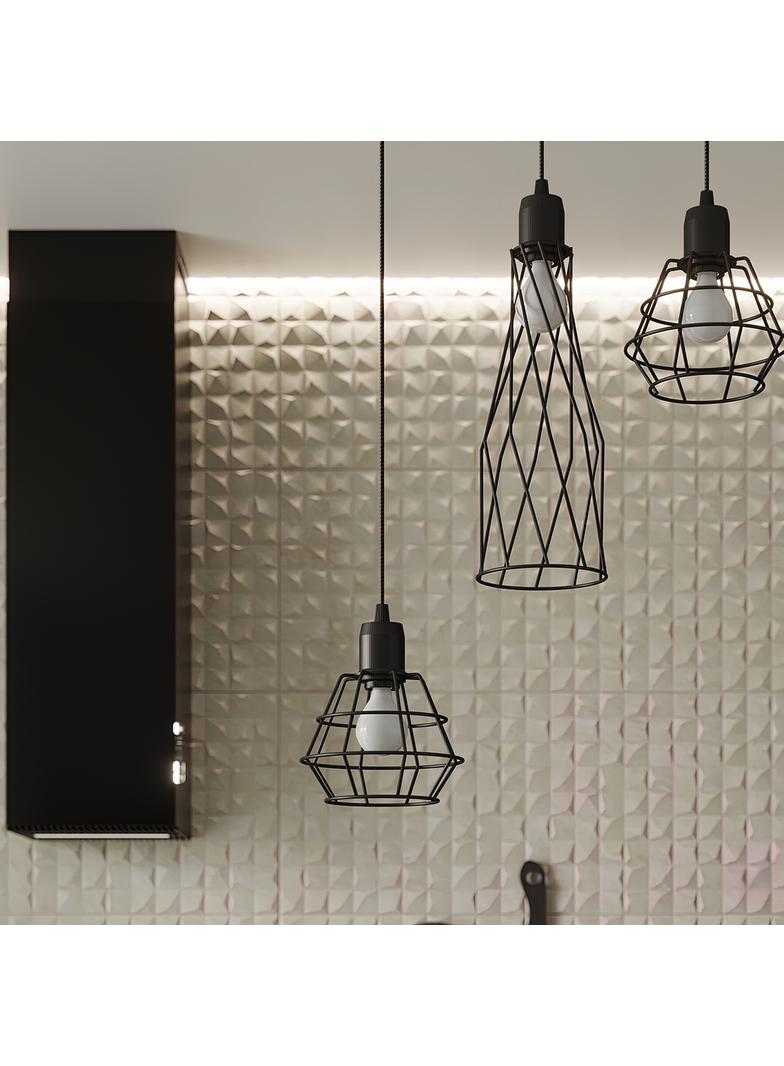 Sollux Lampa wisząca SUBA 1 czarna SL.1165