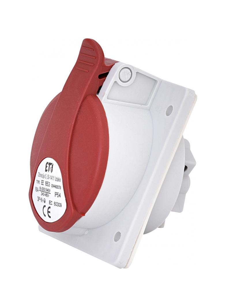 16A 400V 3P+N+PE Gniazdo tablicowe IP54 EE 1653 004482078 ETI