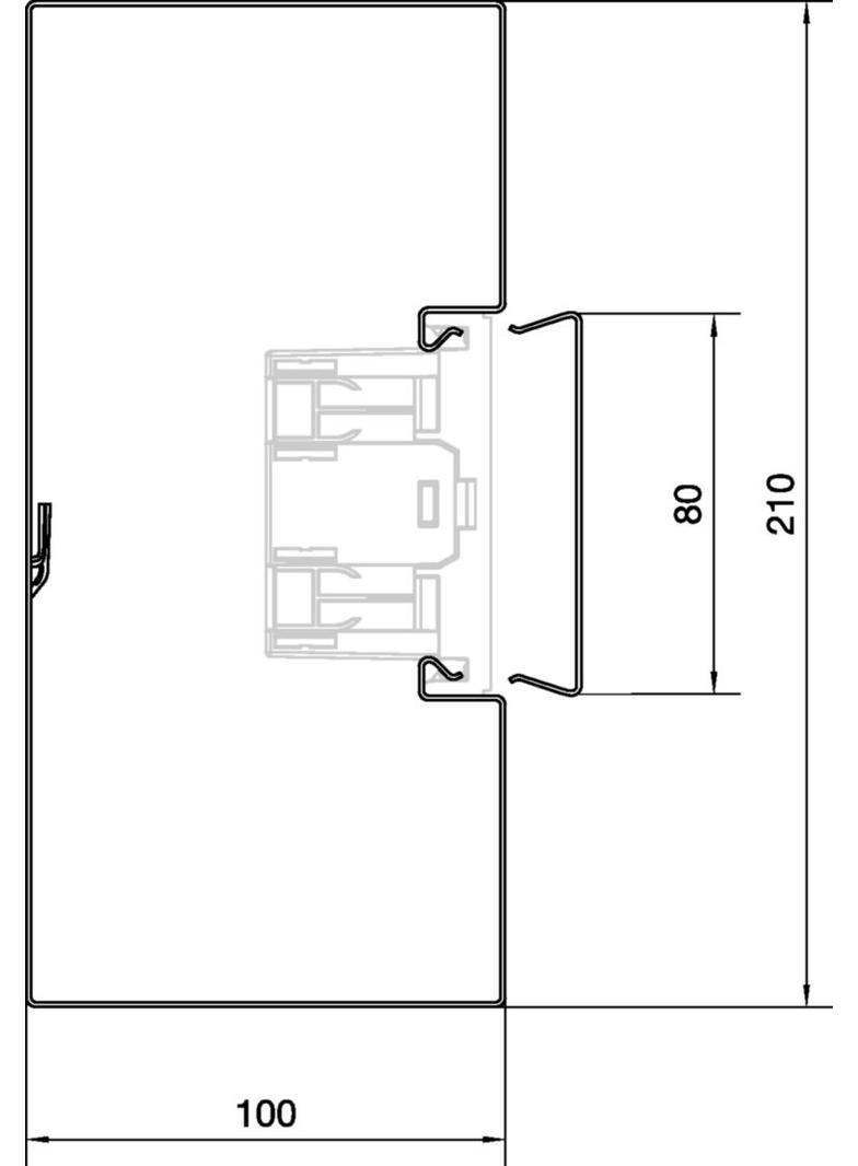 tehalit.BRS Podstawa 100x210mm stal biały