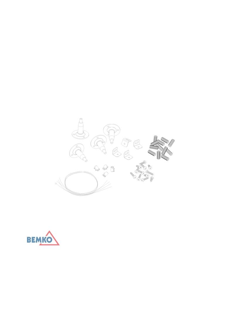 ZESTAW MONTAŻOWY DO PANELI LED N/T-KOMPLET Z LINKĄ 100 cm