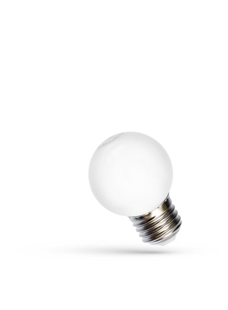 LED KULKA E-27 230V 1W RGB PCV SPECTRUM