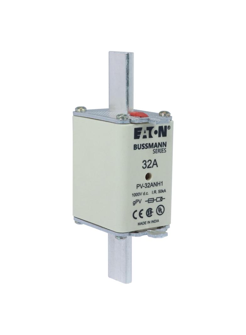 PV-32ANH1 Wkładka PV NH 32A 1000V DC PV rozmiar 1 podwójny wskaźnik PV-32ANH1 EATON