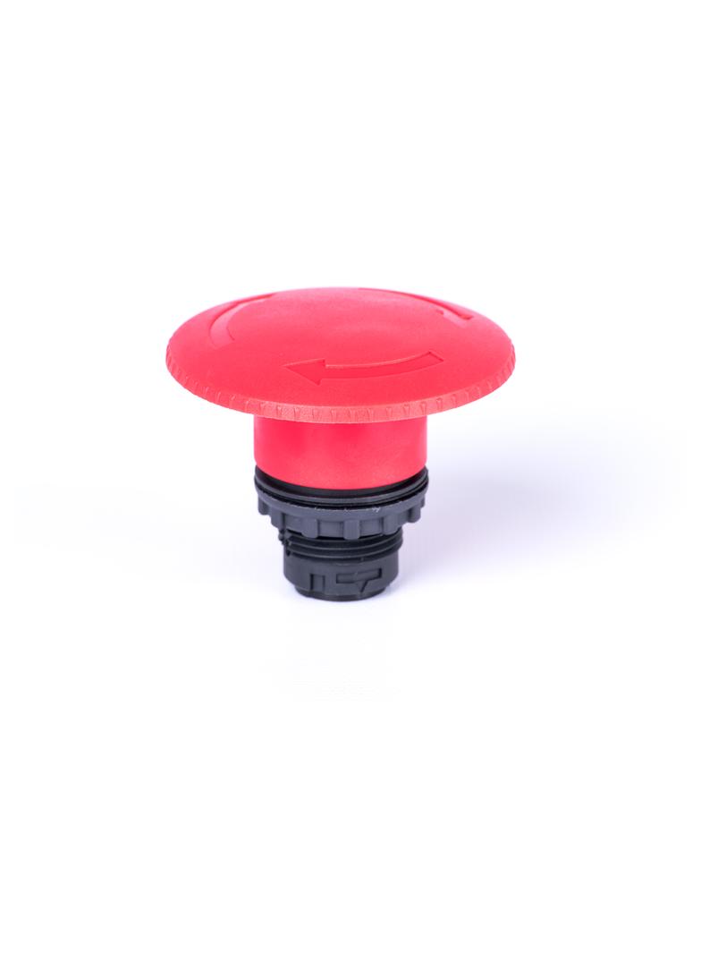 Ex9P1 H6 r Grzybkowy wyłącznik awaryjny średnica 60mm bez samopowrotu czerwony 105657