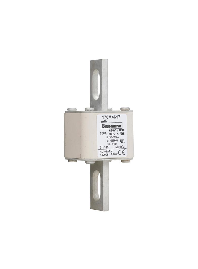 FUSE 700A 690V 1FU/90 AR UC Wkładka szybka 700A AC 690V rozmiar 1 53x69x136 mm aR IEC UL, 170M4617 E