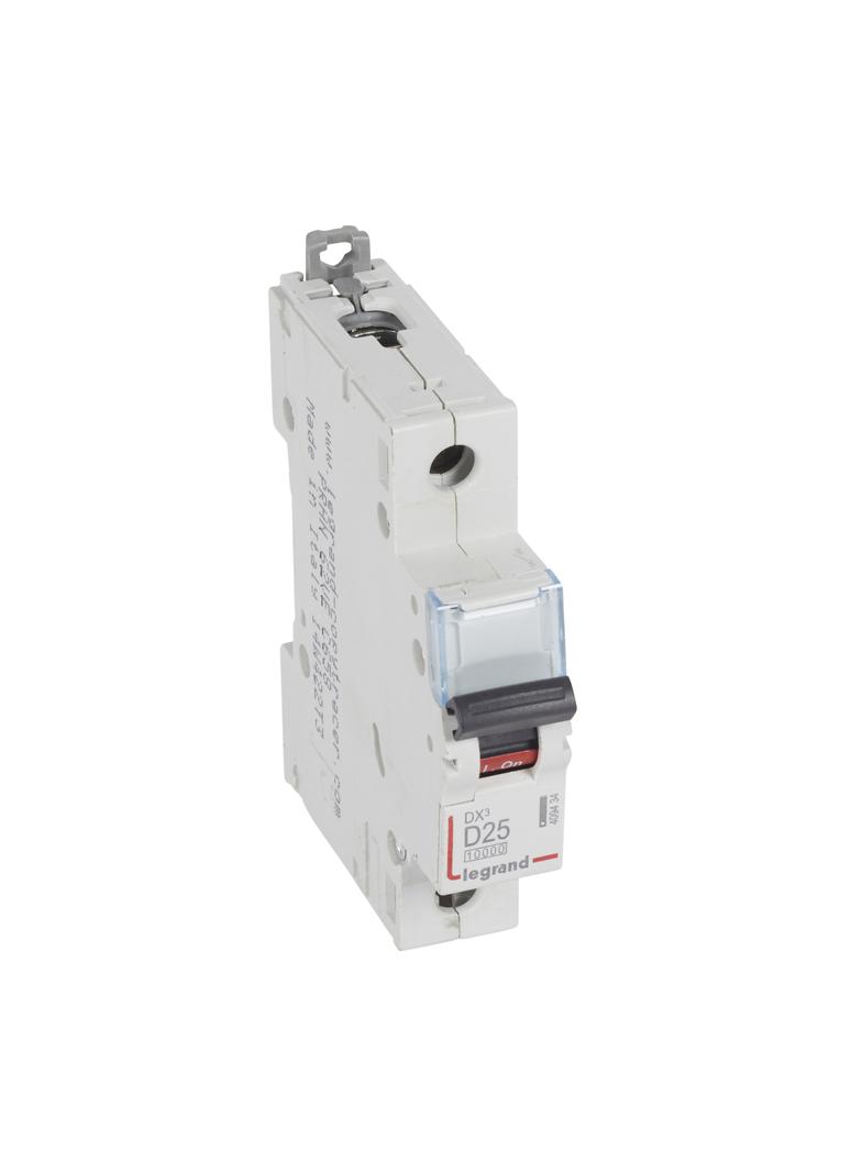 WYŁĄCZNIK NADPRĄDOWY S 311 1P D 25A 10000A SERII DX3, Legrand