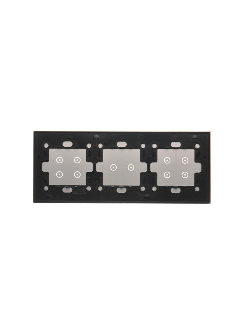 Simon 54 Touch Panel dotykowy S54 Touch 3 moduły 4 pola dotykowe + 2 pola dotykowe poziome + 4 pola dotykowe srebrna mgła DSTR3424/71 KONTAKT