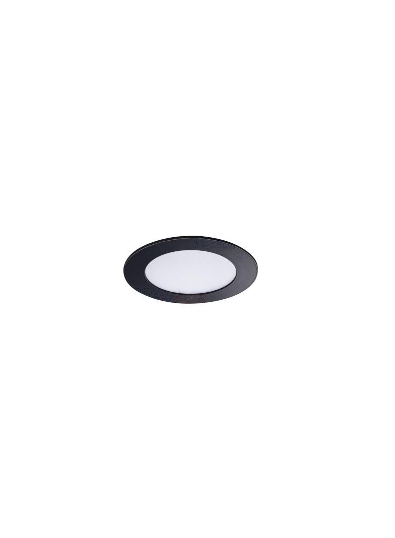 Oprawa typu downlight ROUNDA V2LED6W-WW-B IP44 270lm 3000K barwa ciepła 230V Czarny 33562 KANLUX