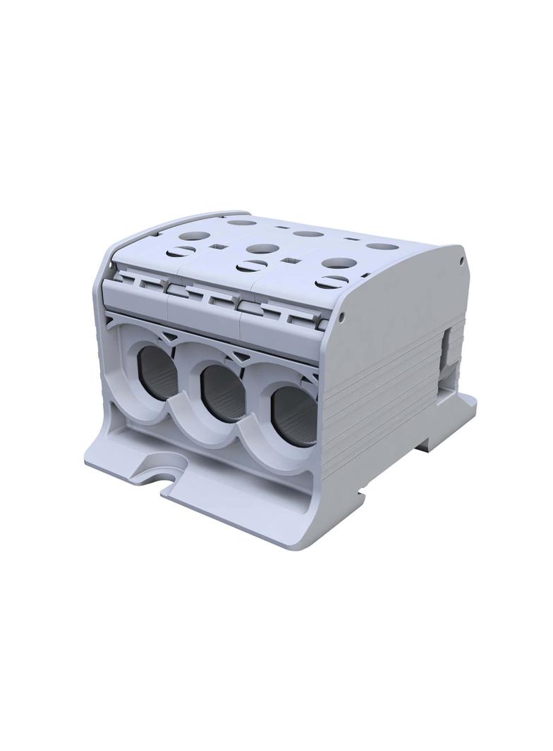 STB 95-3 Złączka szynowa gwintowa Al/Cu 87560 SIMBLOCK szary