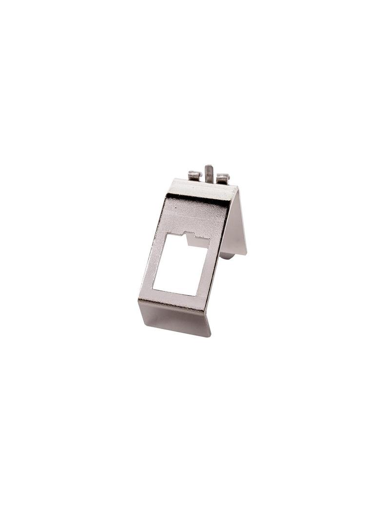 Adapter ze stali nierdzewnej na szynie DIN dla 1 modułu Keystone