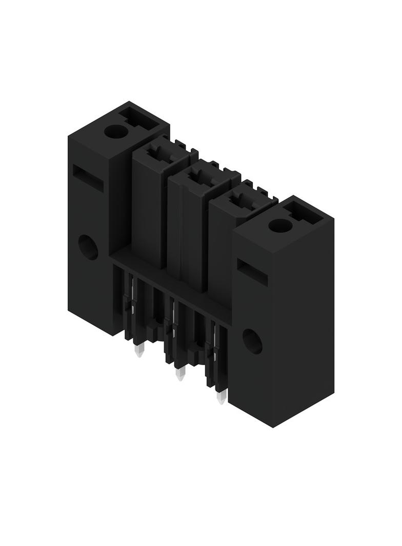 BVL 7.62HP/03/180SFI 3.5SN BK BX Wtyki PCB (złącza płyty), 7.62 mm, Liczba biegunów: 3, kąt odejścia: 180° /100szt./ 1928850000 WEIDMÜLLER