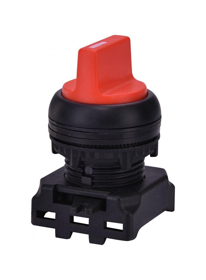 EGS2-N90-R - Napęd pokrętny piórkiem 2 położeniowy, bez powrotu, 0-90 -Czerwony