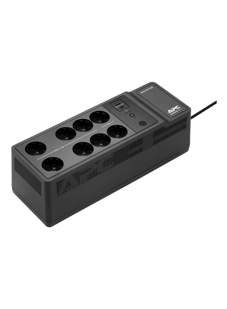 Zasilacz awaryjny Back-UPS 850VA, USB A, USB C, złącza typu Schuko