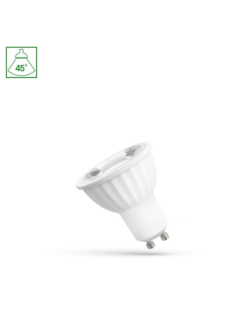 LED GU10 230V 4W SMD 38st  WW z soczewką SPECTRUM
