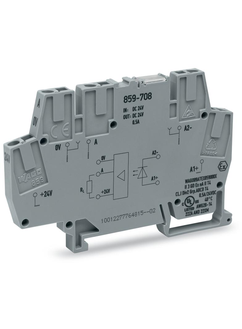 złączka z optoseparatorem 24VDC/24VDC/0,5A/25kHz
