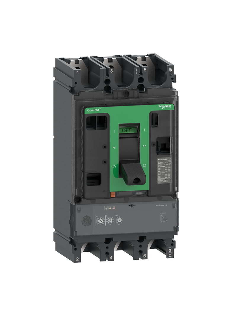 Wyłącznik, ComPacT NSX, NSX400F, Mic2.3, 400A, 3P, 36kA