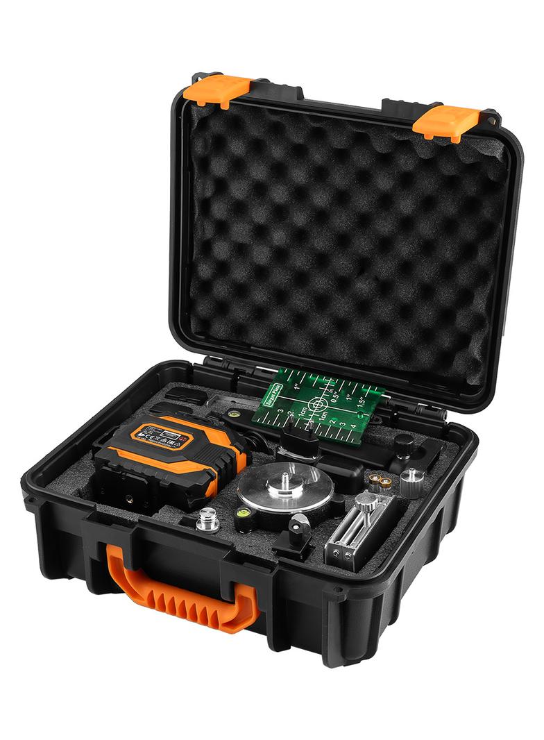 Laser 3D 12 linii zielony walizka tarcza celownicza magnetyczny uchwyt ładowarka NEO GTX 75-140 GTX Poland