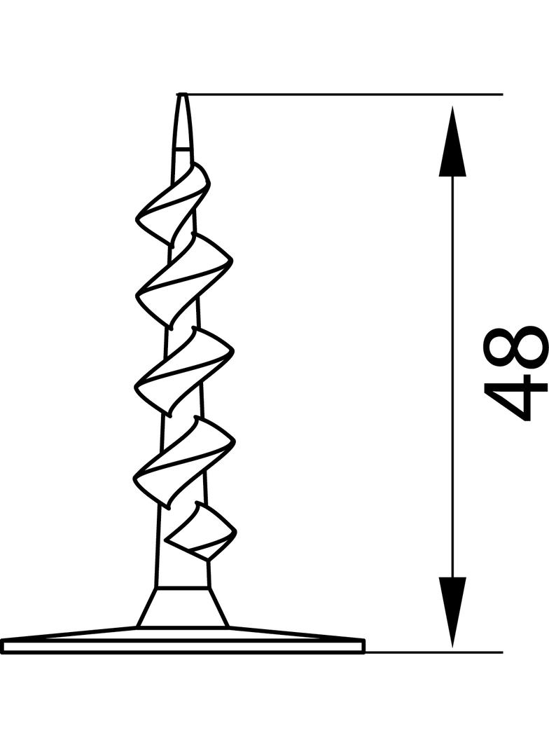 Wkręcane Kołki do montażu-izolacji KWM-50 (4szt) 22.148 OPATÓWEK