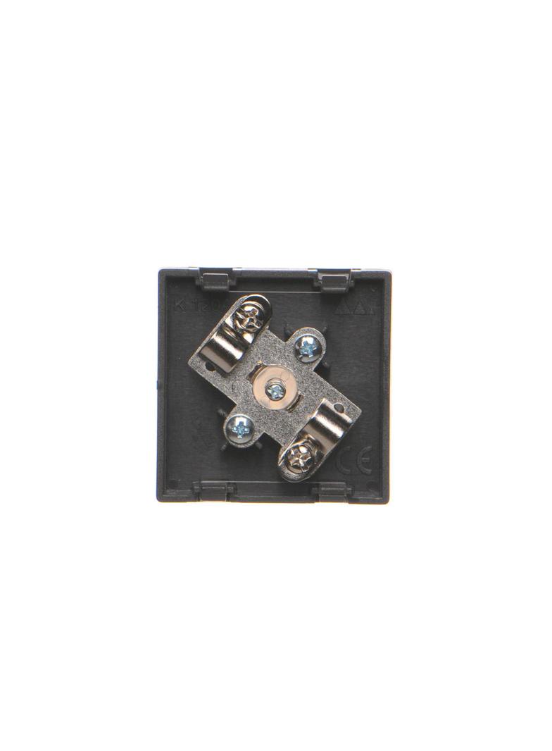 Simon Connect Płytka K45 gn. TV męskie 45x45mm + wkład szary grafit K120A/14 KONTAKT