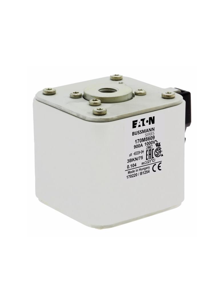 FUSE 900A 1000V 3BKN/75 AR UR Wkładka szybka 900A AC 1000V rozmiar 3 74x92x76 mm aR IEC UL 170M8609