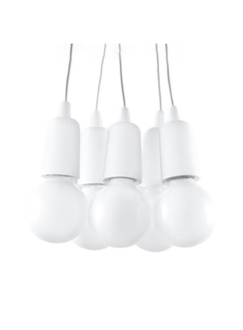 Sollux Lampa wisząca DIEGO 5 biała SL.0571