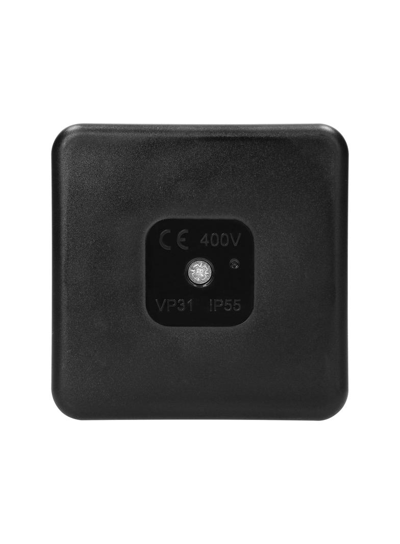Puszka n/t PRO IP55 400V 12 przepustów gumowych 85x85x37mm czarny OR-JB-13807/B ORNO