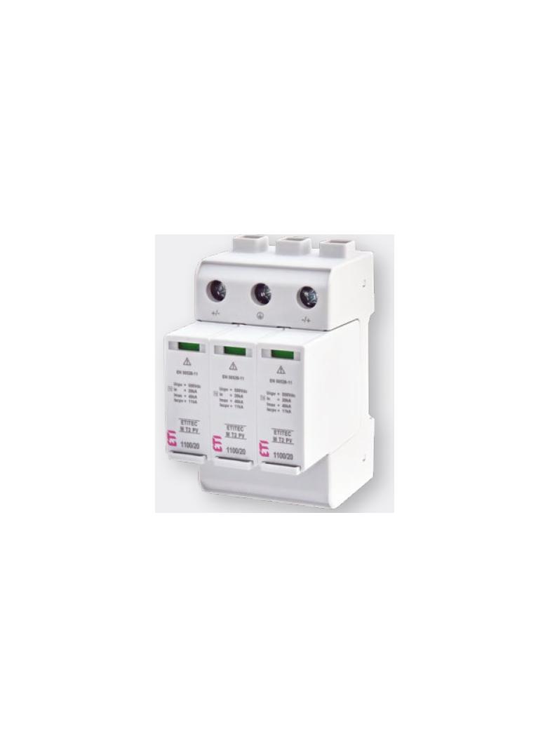 Moduł wymienny do ogranicznika przepięć Typ 2 (kl.C) do systemów PV MOD. M T2 PV 125/20 002440734 ETI