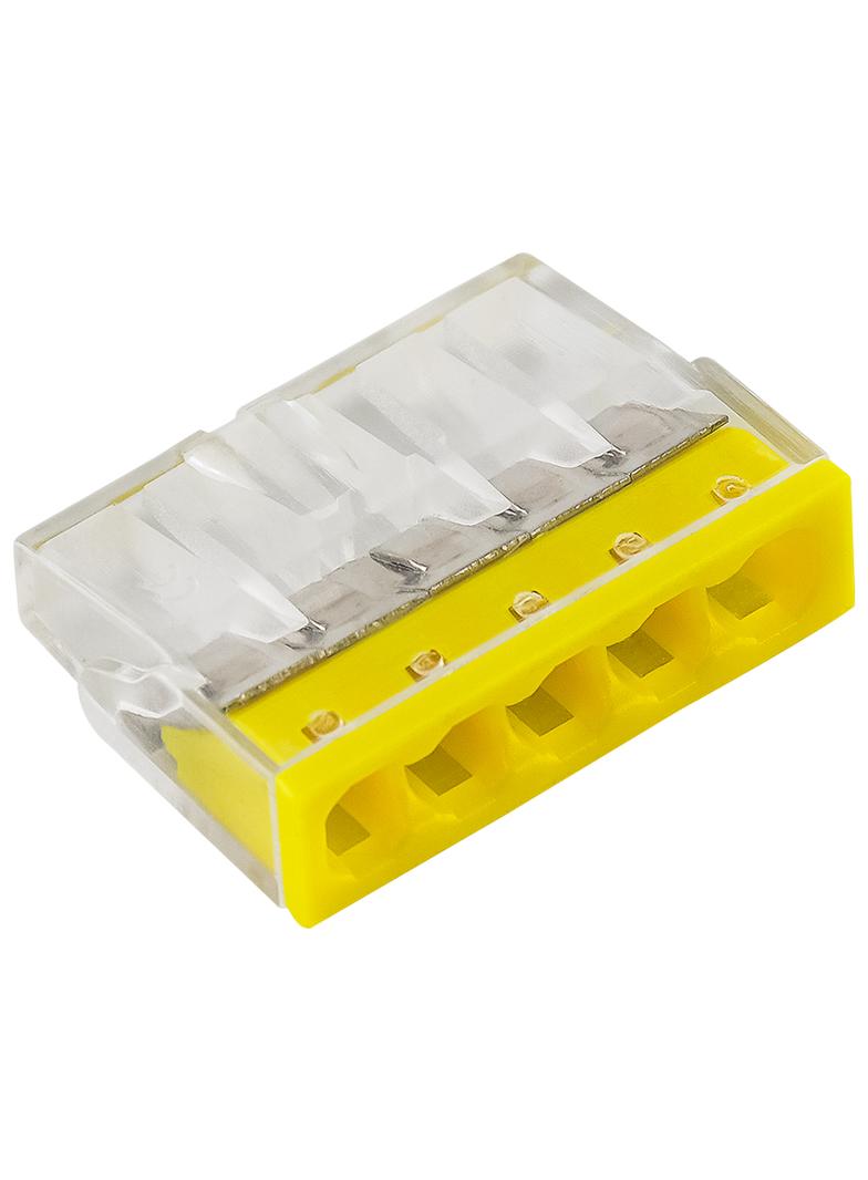 Szybkozłączka 2,5 mm2, 5 styków PC – 255 CL E.4183 E.4183T PAWBOL