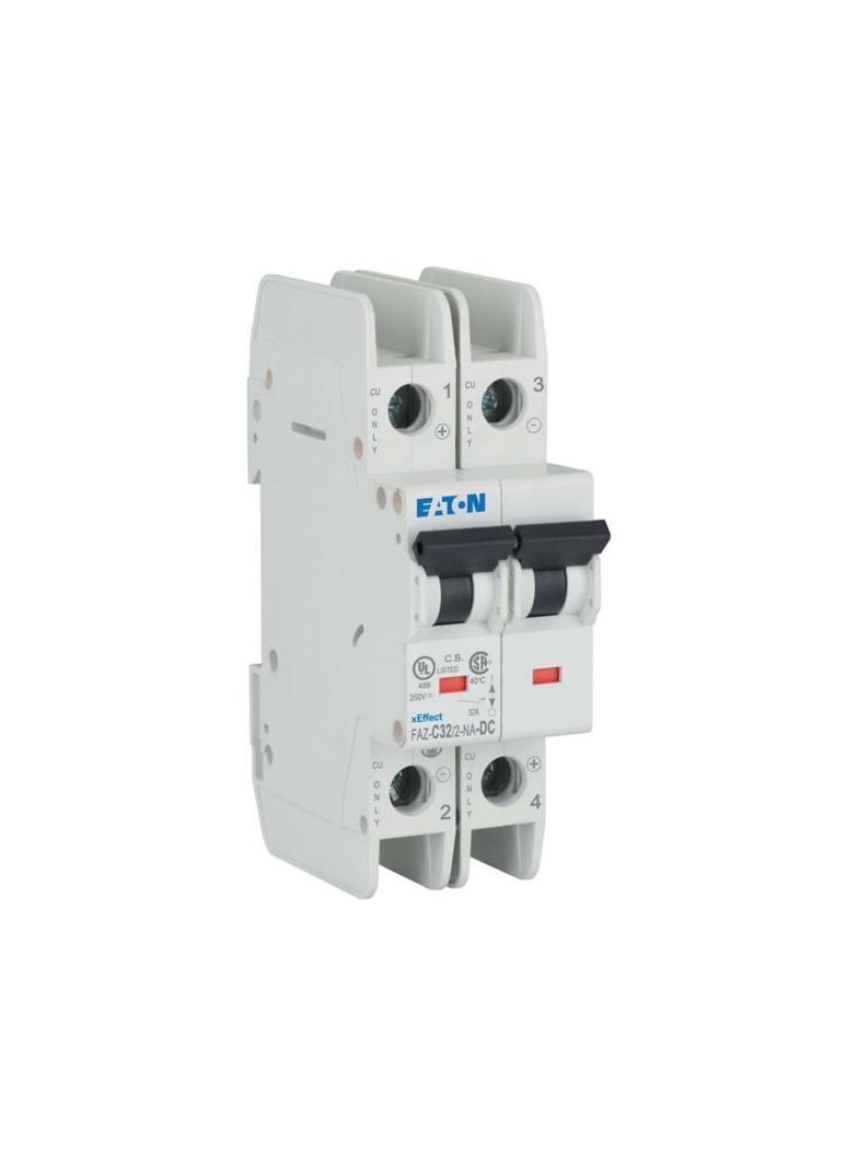 FAZ-C32/2-NA-DC Wyłącznik nadprądowy 10kW DC C32A 2P DC DC 120648 EATON
