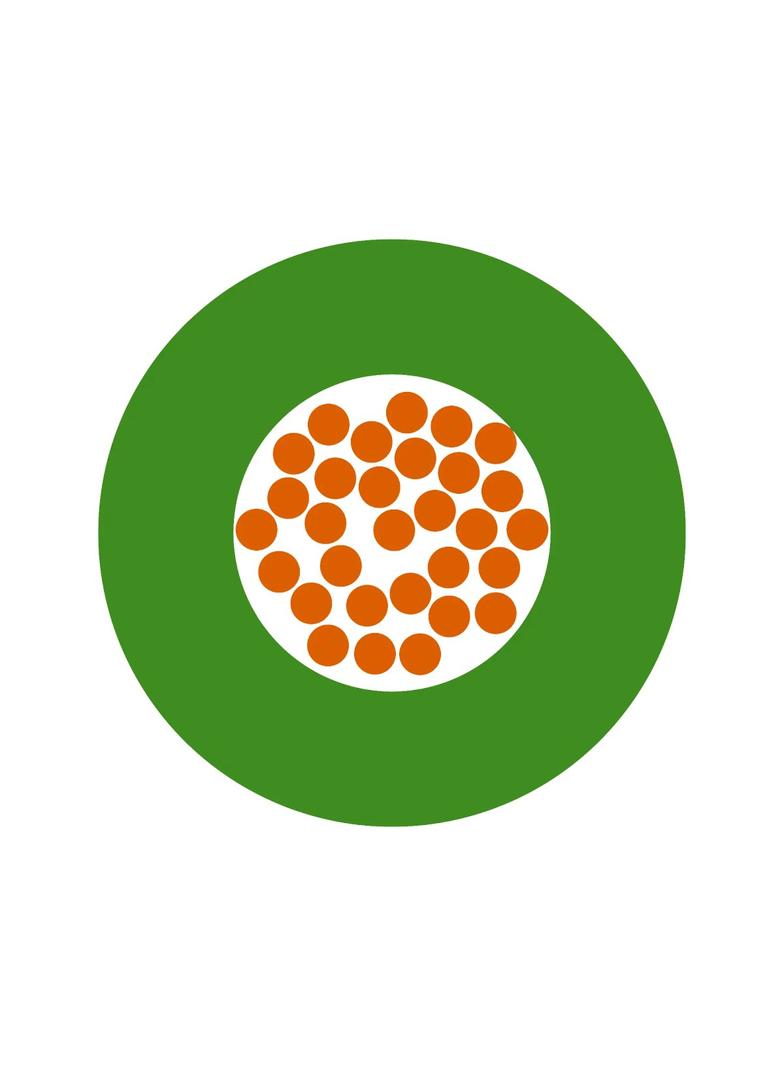 Przewód H07V-K EA 1 X 16 zielony