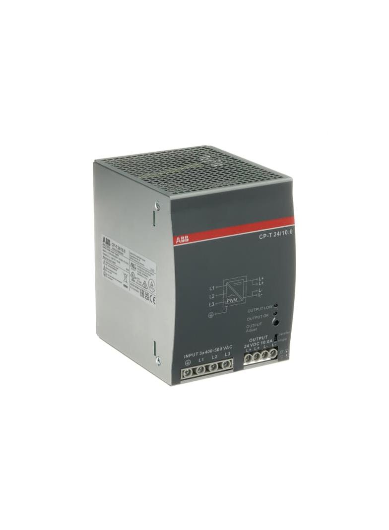 Zasilacz impulsowy CP-T 24/10.0 wej: 3x400-500VAC wyj: 24VDC/10.0A