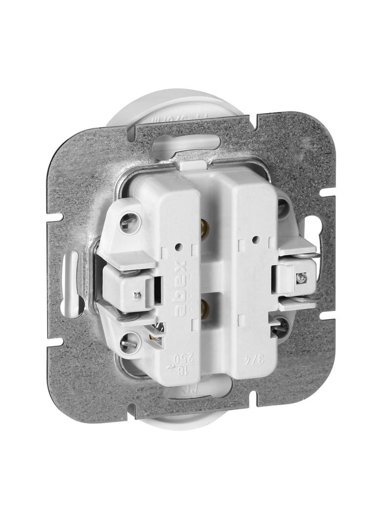 Gniazdo podwójne podtynkowe 2x2P+Z Pearl, 16A, 250V, PT-6 PR, biały