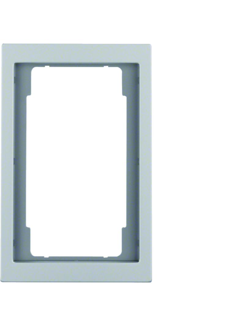 BERKER K.5 Ramka z dużym wycięciem aluminium 13097003 HAGER