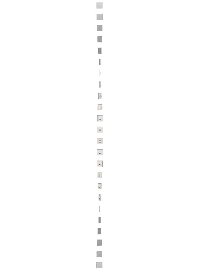 Simon 55 Klawisz pojedynczy z oczkiem z piktogramem /schody/ do: SW6M Aluminium mat