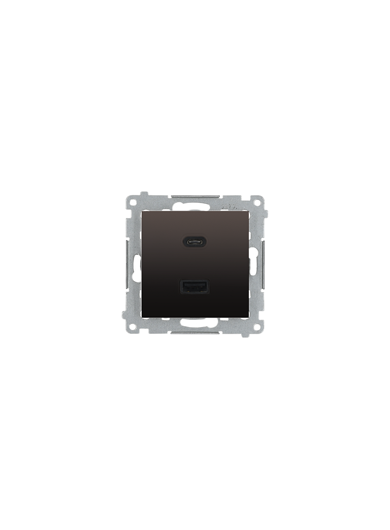 "Simon 54 WMDZ-EC2CAx-046 Ładowarka 2xUSB C+A Quick Charge 5/9/12V (moduł), 3.1 A, 5V DC, 230V