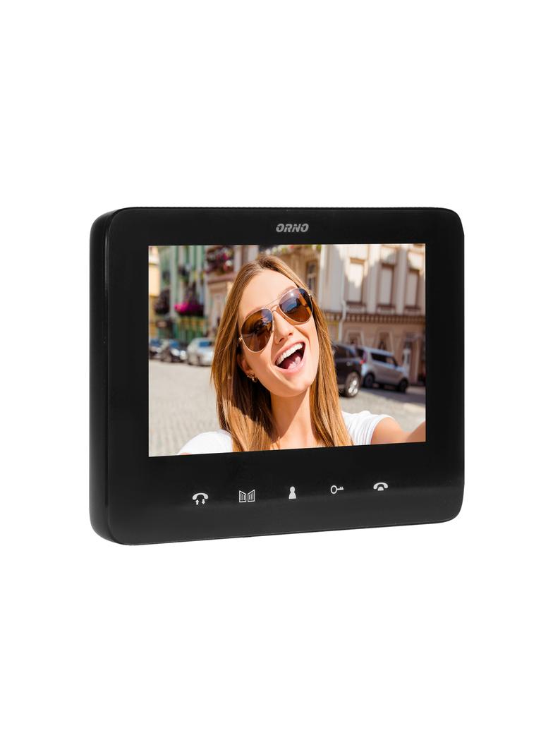 Zestaw wideodomofonowy bezsłuchawkowy kolor LCD 7" z czytnikiem breloków zbliżeniowych interkom OR-V