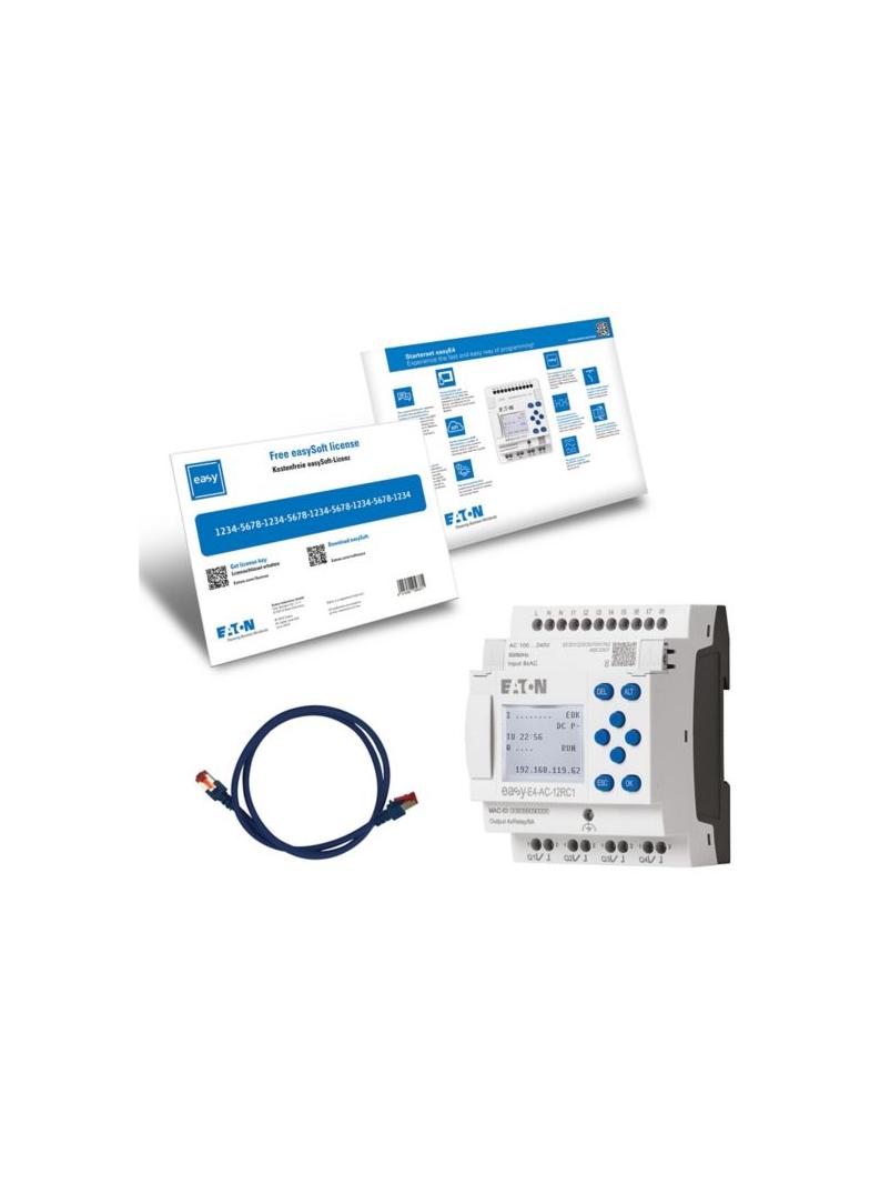 EASY-BOX-E4-AC1 easyE4 easySoft kabel - STARTERKIT wersja 230VAC/DC 197229 EATON