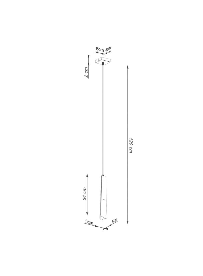 Lampa wisząca PRYSM 1 biała