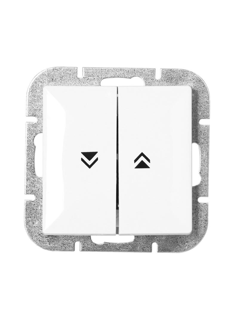 Łącznik roletowy podtynkowy Pearl, 10A, 250V, WP-10P, biały