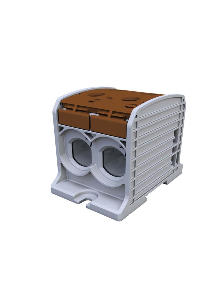 STB 185-2 Złączka szynowa gwintowa Al/Cu 87820 SIMBLOCK brązowy