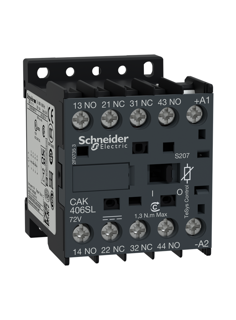 TeSys K, stycznik pomocniczy kolejowy S207