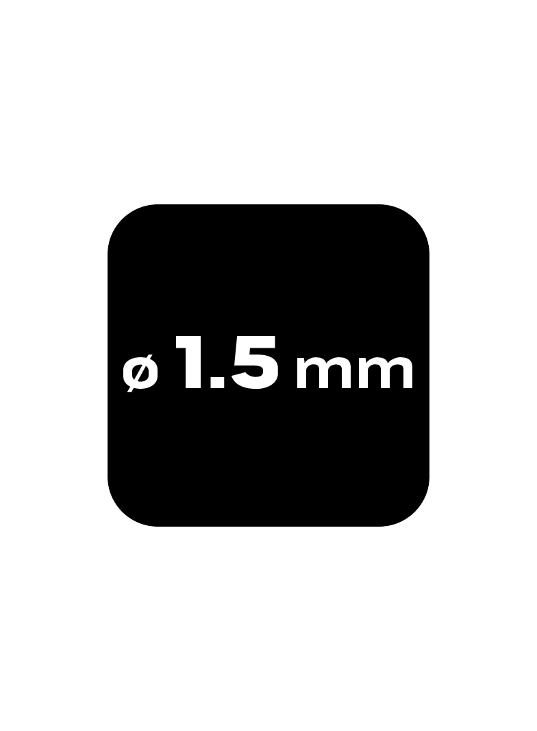 Wiertła do metalu HSS-Co 1.5 mm, 5 szt.