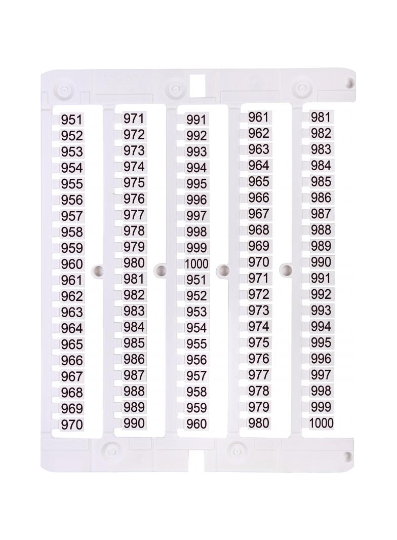 Oznacznik 951 do 1000 (100 szt.) ES-NU0851951 003903096 ETI
