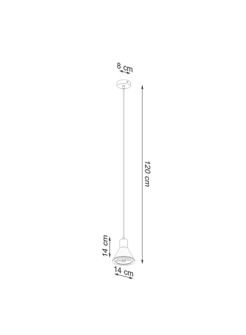 Sollux Lampa wisząca TAZILA 1 biała [ES111] SL.0987