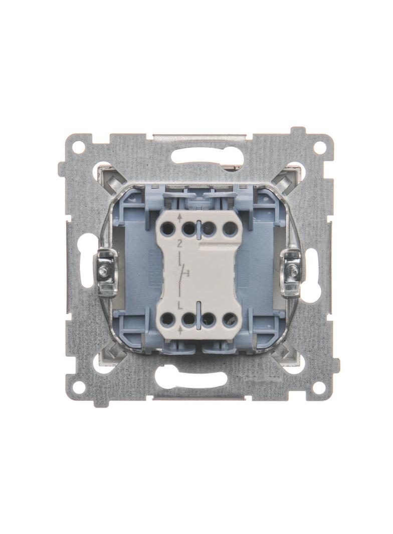 Simon 54 Przycisk „światło” 10A 250V szybkozłączka brąz mat DS1.01/46 KONTAKT