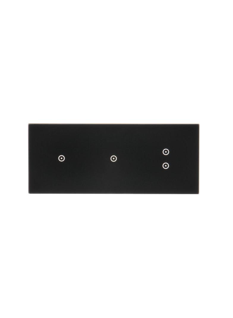 Simon 54 Touch Panel dotykowy S54 Touch 3 moduły 1 pole dotykowe + 1 pole dotykowe + 2 pola dotykowe pionowe zastygła lawa DSTR3113/73 KONTAKT