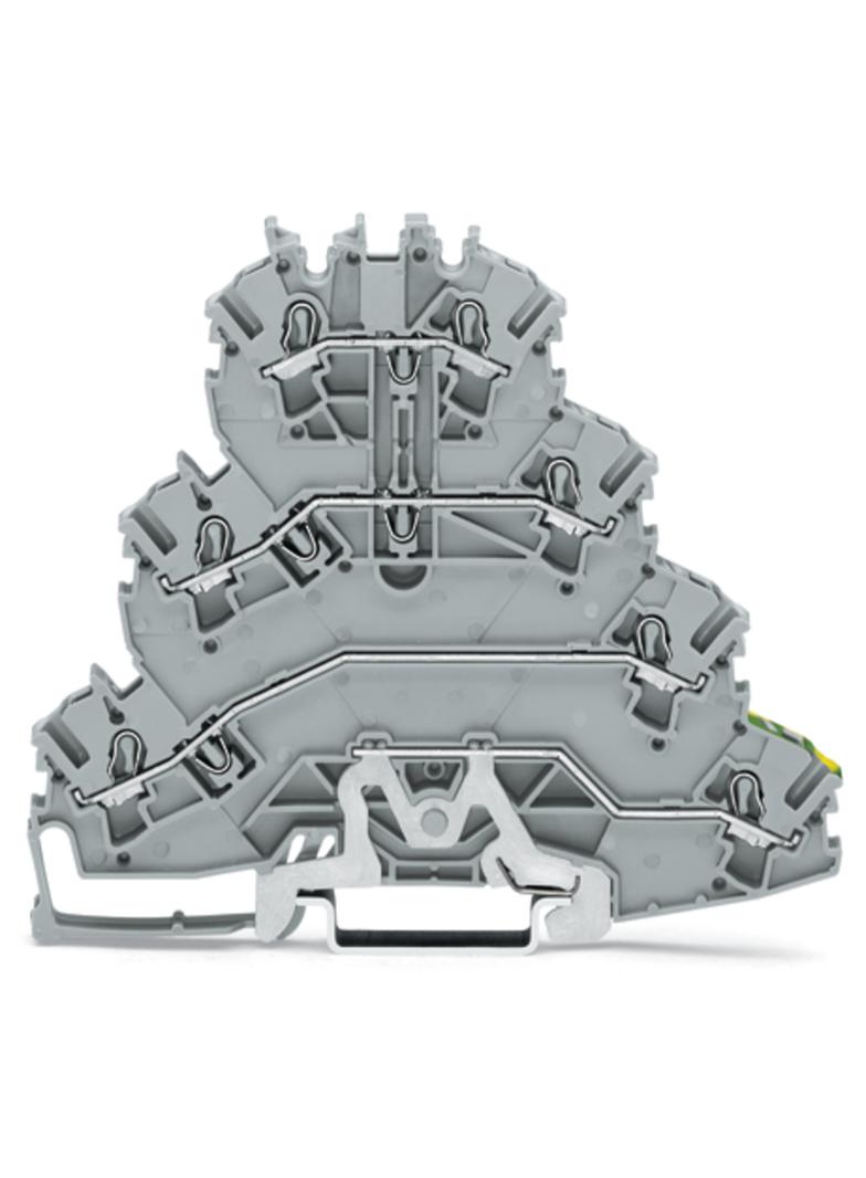 TOPJOBS złączka 4-piętrowa 2,5 mm2 L/L/L/PE szara