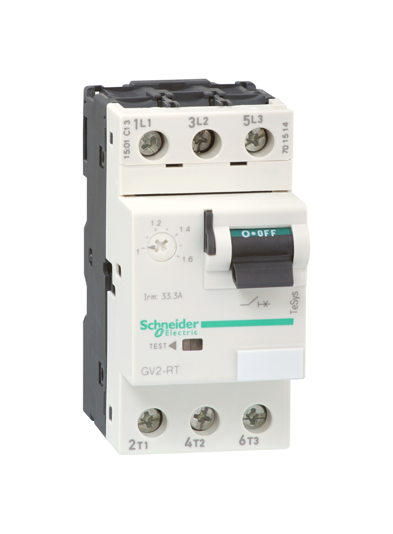 Wyłącznik silnikowy TeSys GV2RT napęd dźwigniowy 0,18kW zaciski skrzynkowe