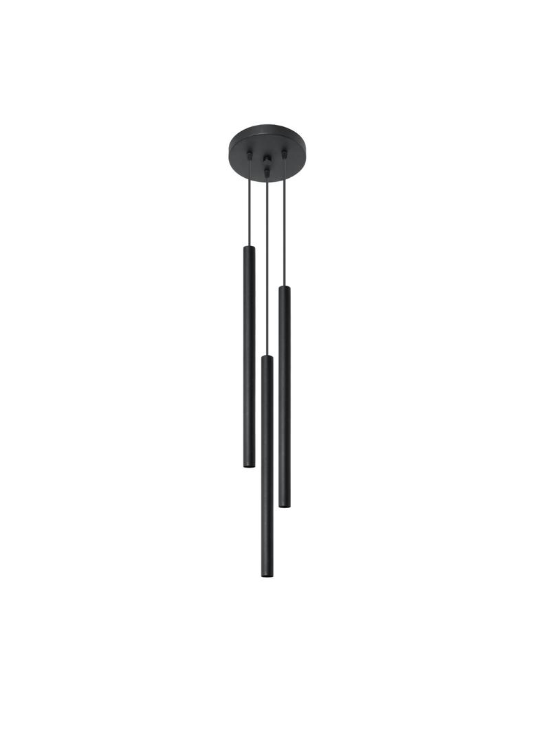 Sollux Lampa wisząca PASTELO 3P czarna SL.0471