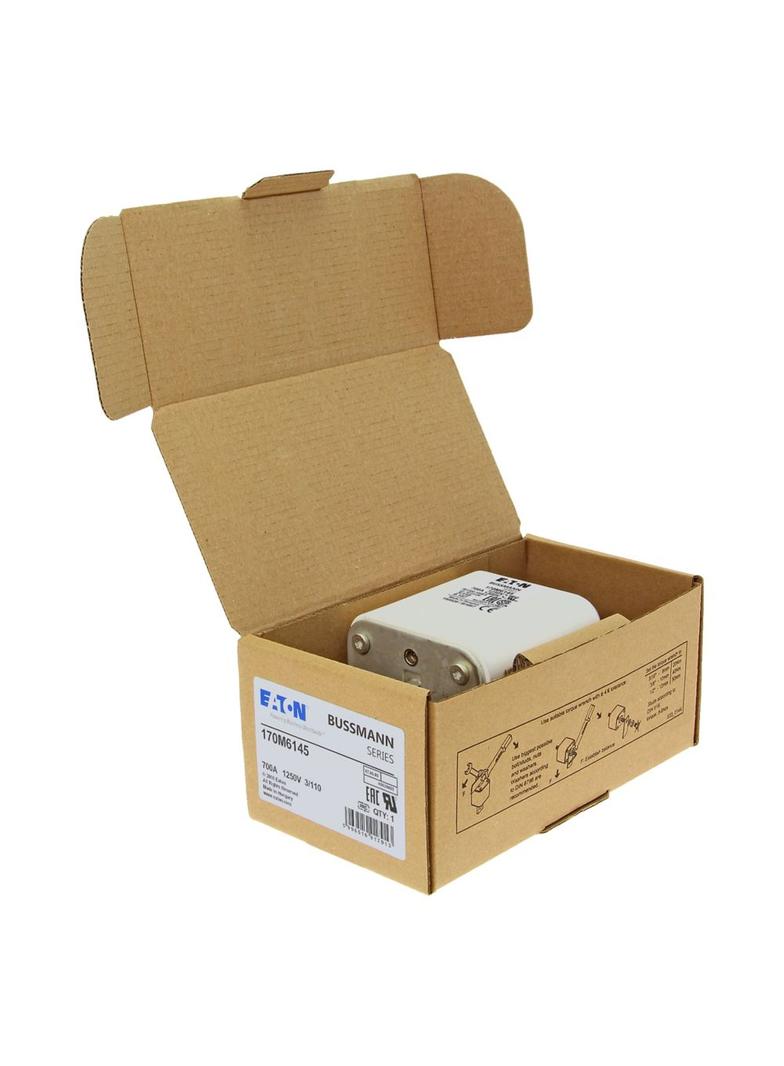 700A 1250V 3/110 aR INDICATOR FUSE Wkładka szybka 700A AC 1250V rozmiar 3 76x90x139 mm aR D 170M6145